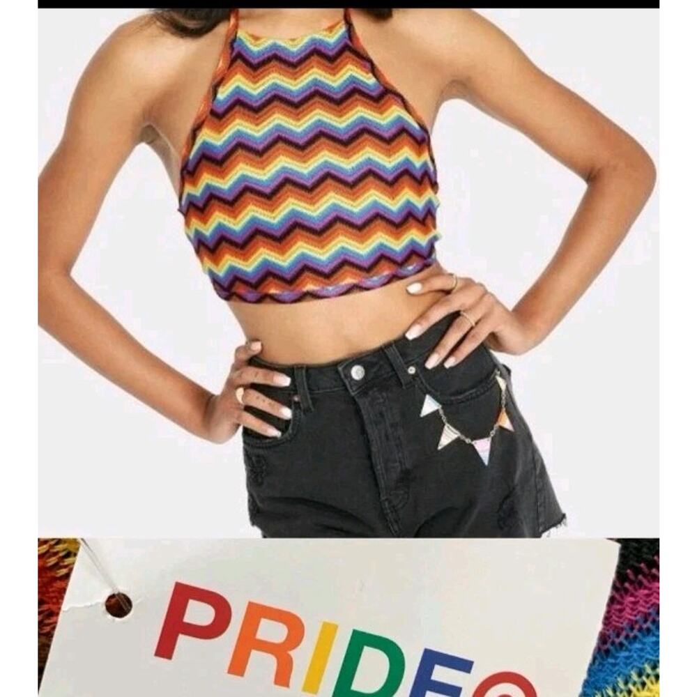 Target Pride 2023 Knit Halter Top. Size S